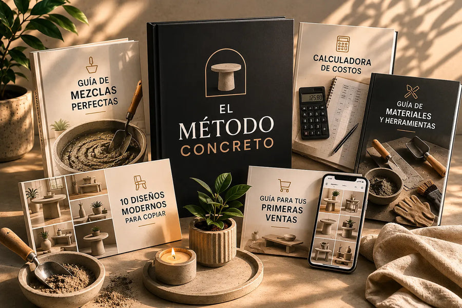 Método Concreto™ | Aprende a hacer muebles en concreto desde cero